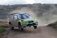 スタートから快走を見せた、ミッコ・ヒルボネンの「フォーカスRSWRC07」。しかし、結果は……