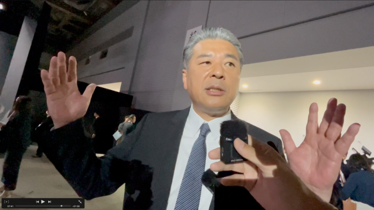 「ランドクルーザー」というブランドを守るためにEVはつくりますと断言する中嶋副社長。期待させていただきます！