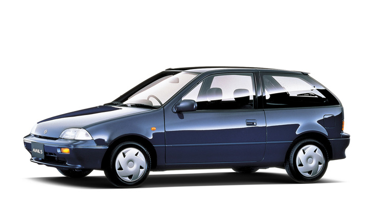 初代に比べて格段にスタイリッシュになった2代目「スズキ・カルタス」。ちなみに初代から輸出仕様は「スイフト」を名乗っていた。