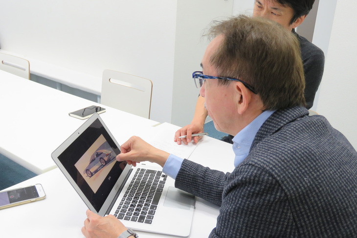 中村氏はノートパソコンを取り出すと、自ら手がけたスケッチを見ながら、気さくに話してくれた。