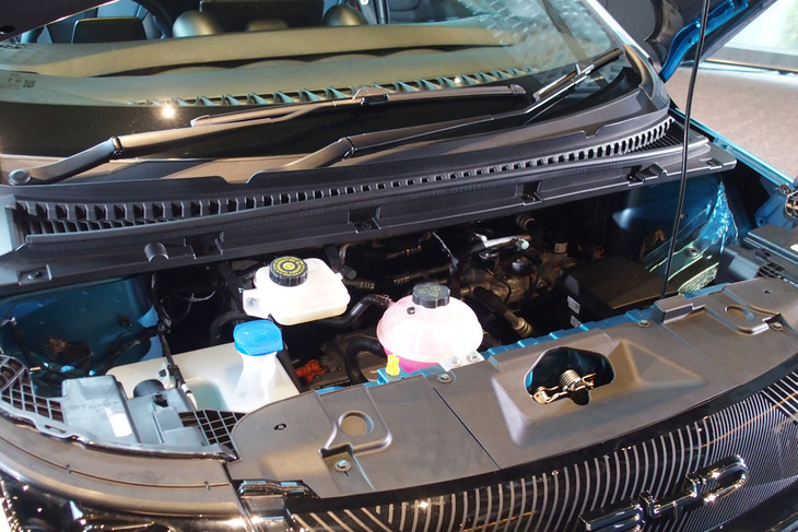 BYDドルフィン ロングレンジ（フロントボンネット内部）