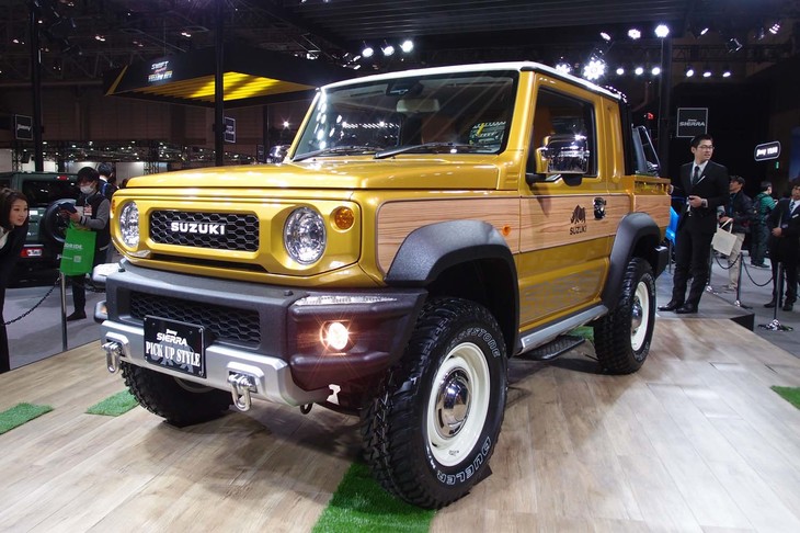 今回出展した2台のカスタム・ジムニーについてはデザインスタディーとしての意味合いが強く、試走や耐久テストなどの“機能検証”は行われていない。