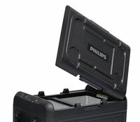 上ぶたは左右どちらにも開閉でき、取り外してテーブル代わりに用いることもできる。