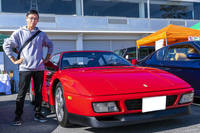山科さん（33）の「348ts」。これまで「アルファ147GTA」や「ポルシェ911カレラ2」（964）に乗ってきたカーマニア！