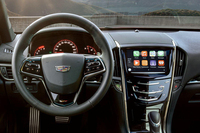 「Apple CarPlay」の表示イメージ。写真は北米仕様車のもの。