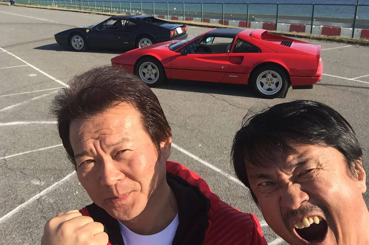 生涯に2度までも、別の色の「フェラーリ328GTS」から黒の同じモデルに買い換えたことになる。