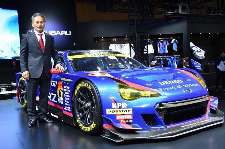 スバルのモータースポーツ活動を統括する辰己英治総監督。