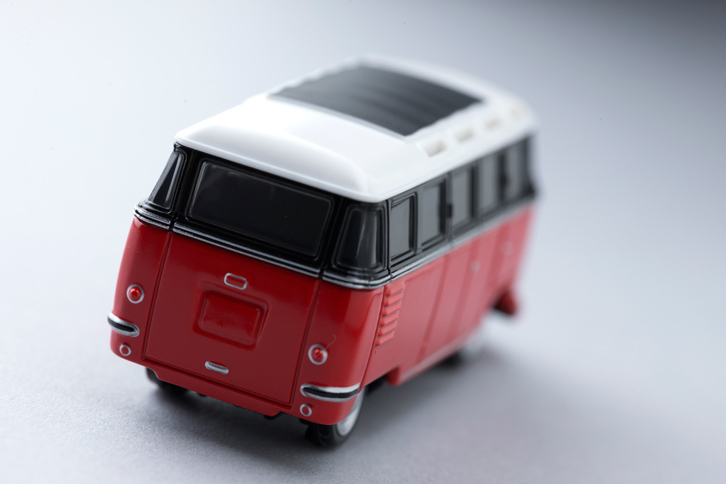 RRの駆動方式を採用した「タイプII」は“上屋”の自由度が高く、マイクロバスやパネルバンといったワンボックス車に加え、ピックアップトラックや消防車など、さまざまなボディー形状のモデルが製作された。（写真＝郡大二郎）