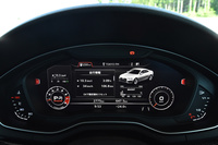 現行型「A5／S5」より新たにオプション設定されたフルデジタルメーターの「バーチャルコックピット」。