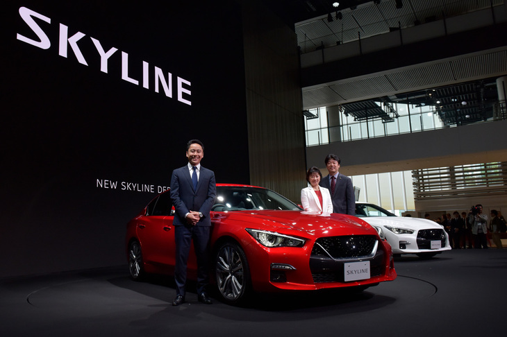 「プロパイロット2.0」を搭載した「日産スカイライン」のマイナーチェンジモデル。2019年7月に発表された。