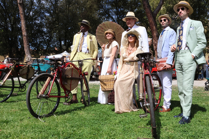 2023年5月7日にアレッツォで開催された「ダンディー・デイズ」のひとこま。