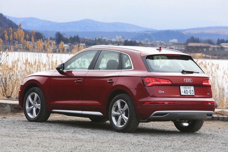2019年2月19日に発売された「アウディQ5 40 TDIクワトロ」。ガソリンモデルから1年4カ月遅れでの導入となった。