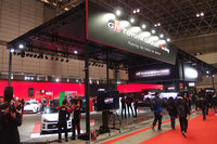 新型「スープラ」の出展で大いに盛り上がったTOYOTA GAZOO Racingのブース。