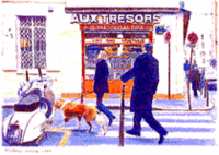 溝呂木陽の個展「フランスの想い出」の画像