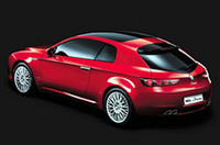 アルファの新型2+2クーペ「ブレラ」発売の画像