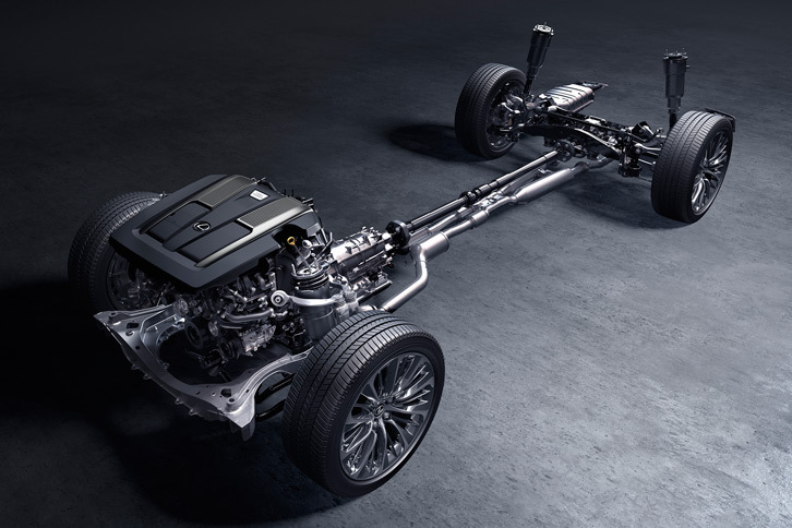 レクサスLS500（ランニングシャシー）