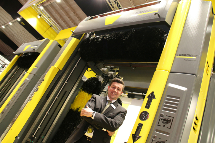 ケルヒャーのステファン・グラセさん。