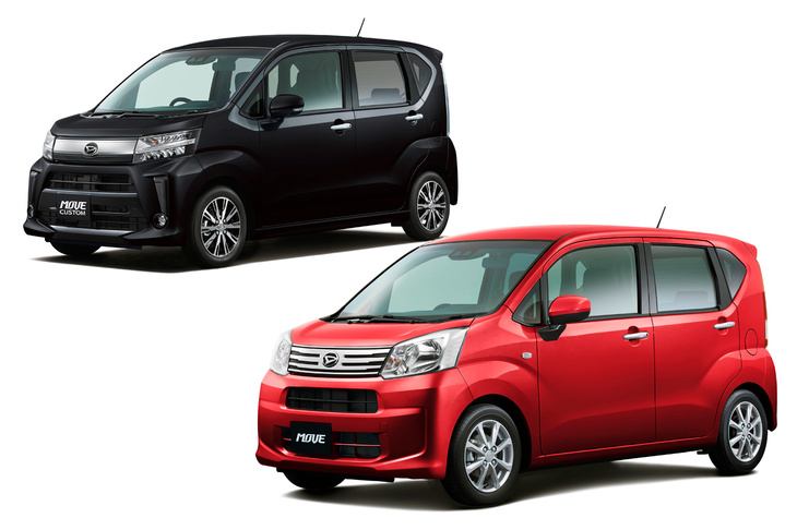 ダイハツの軽ハイトワゴン「ムーヴ」。好評を博すDNGAプラットフォームを用いた、新型のデビューが期待される。
