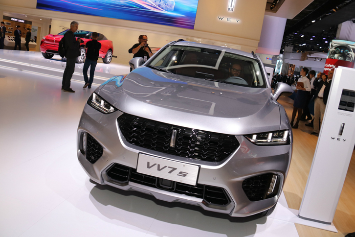 WEYの現行ラインナップにおけるトップモデル「XV7S」。