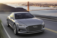 2014年のロサンゼルスモーターショーでお披露目されたコンセプトカー「アウディ・プロローグ」。