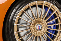 ニコル別注「BMWアルピナB4グランクーペ」に装着される「アルピナクラシック20インチホイール・ゴールド」ホイール。