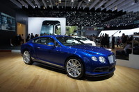 ベントレー史上最速をうたう「コンチネンタルGTスピード」。