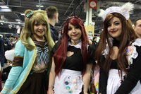 2016年2月に開催された、パリの日本ポップカルチャー見本市「PARIS MANGA&SCI-FI SHOW」でのひとこま。