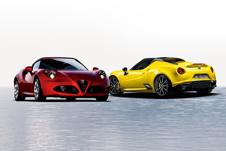 「4C」と「4Cスパイダー」。