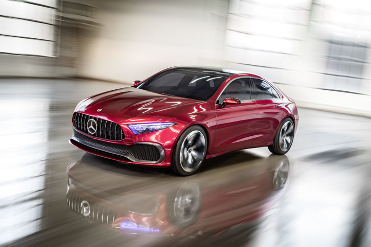 メルセデス・ベンツ・コンセプトAセダン（エクステリア）