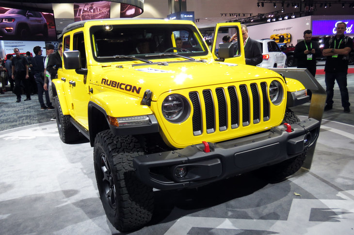 2017年のロサンゼルスショーで発表された新型「ジープ・ラングラー（JL）」。間もなく日本でも正式に発表される。