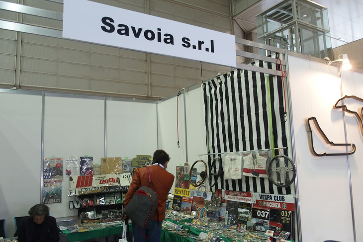 Savoia s.r.lのブース。
