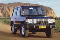 ソノートがダカールラリーに投入した初代「三菱パジェロ」。1985年のパジェロのダカール優勝は、日本車としても初の快挙だった。