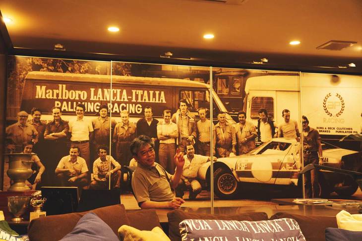 原田さんの本業は医師だが、現在ランチア・クラブ・ジャパンの会長も務める。所有車におけるランチア比率が高いのも納得がいくというもの。