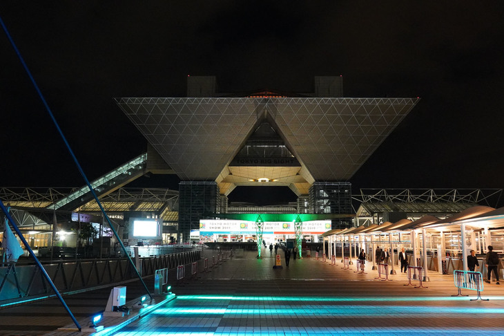 2019年の東京モーターショー。2021年は開催がなかったので、次回のショーは4年ぶりということになる。