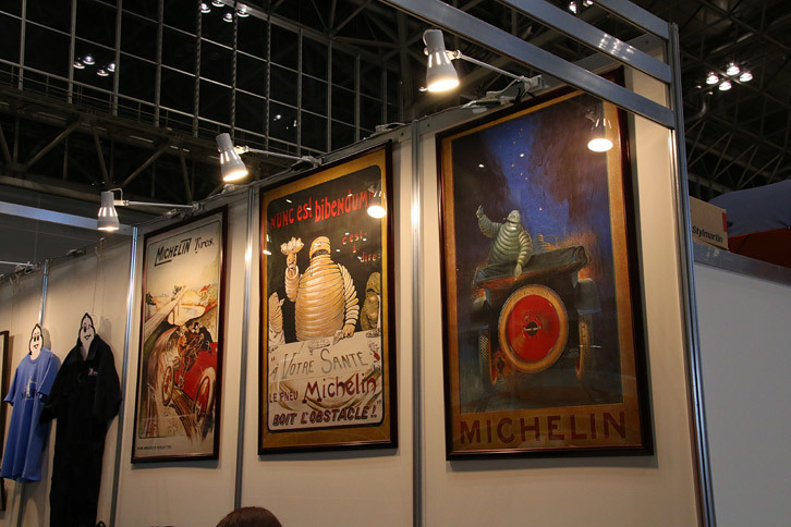 ミシュランタイヤのブース