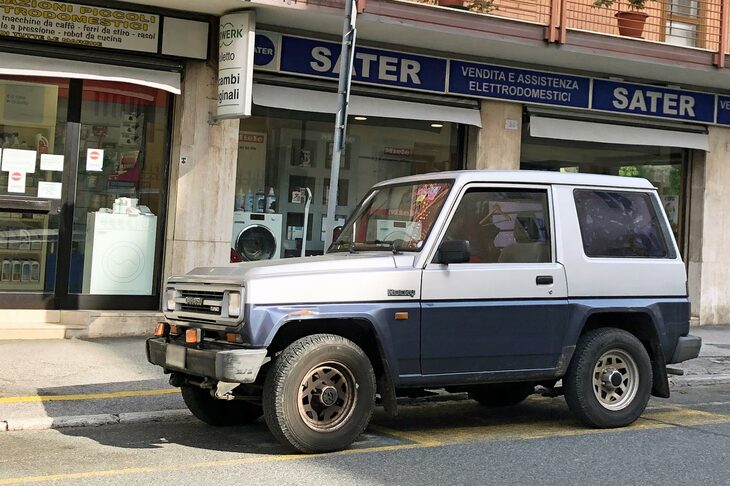 初代「ロッキー」。2020年10月シエナで。