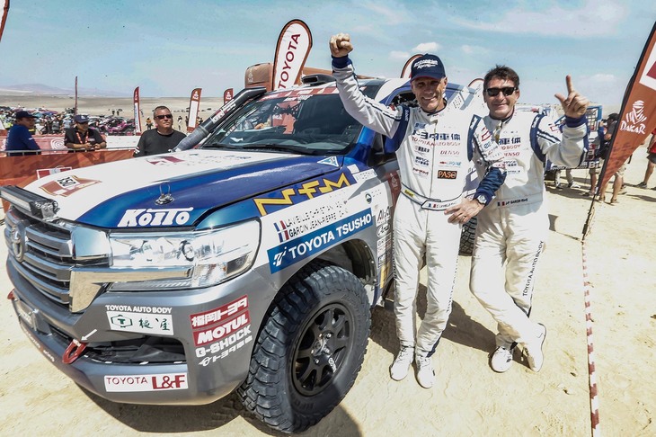 チームランドクルーザー・トヨタオートボデーの「ランドクルーザー」。市販車部門で2度目となる6連覇を達成している。