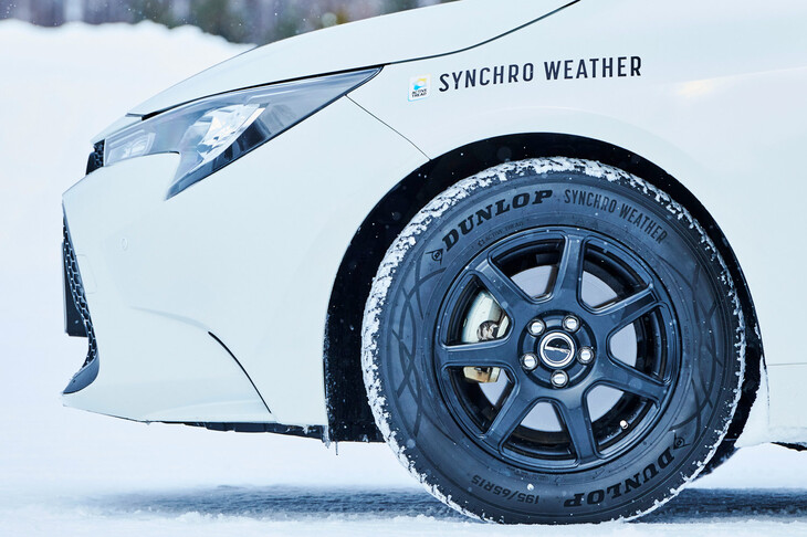 ダンロップの新しいオールシーズンタイヤ「シンクロウェザー」。そのウインター性能に、冬の北海道・旭川で触れた。