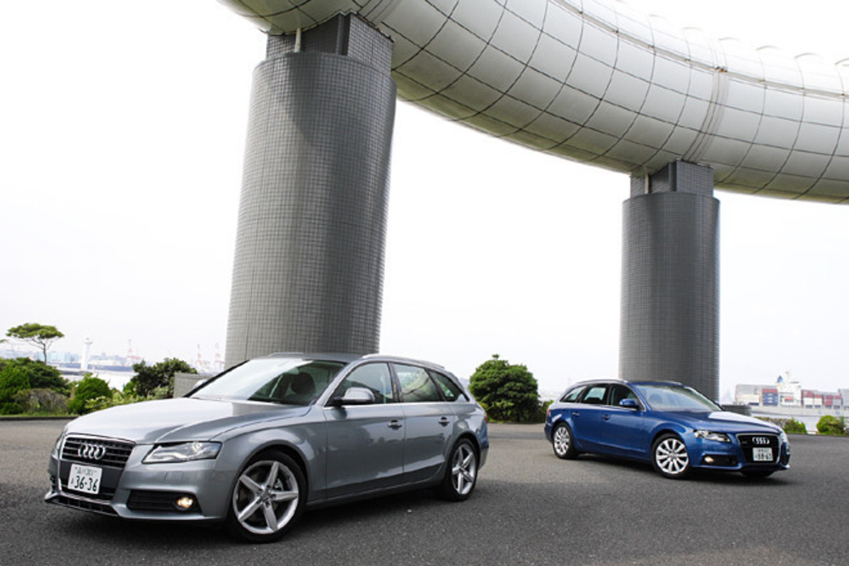アウディA4アバント3.2 FSI クワトロ（4WD/6AT）／1.8 TFSI（FF/CVT