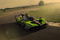 ランボルギーニが英グッドウッドでハイブリッドレーシングモデル「SC63」を世界初公開
