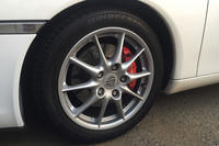 S氏の愛車のホイールは、ノーマルのものに変更されている。