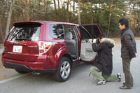 撮影中の模様をパシャリ