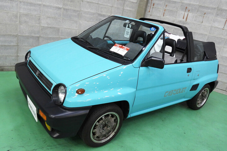 より身近なクルマの導入を想定している点も、新サービスの特徴だ。写真は「ホンダ・シティ カブリオレ」。