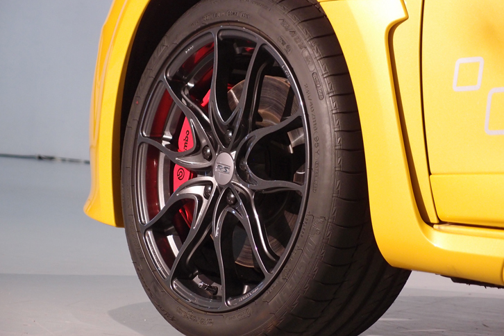 メガーヌR.S. 273パックスポール（マルケジーニデザイン軽量鍛造アロイホイール）