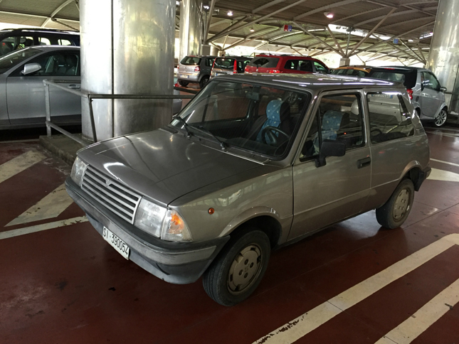 アンドレアが売りまくった「インノチェンティ・ミニ」は、彼が廃業してから24年たった今でも、時折街中で生き残っている。