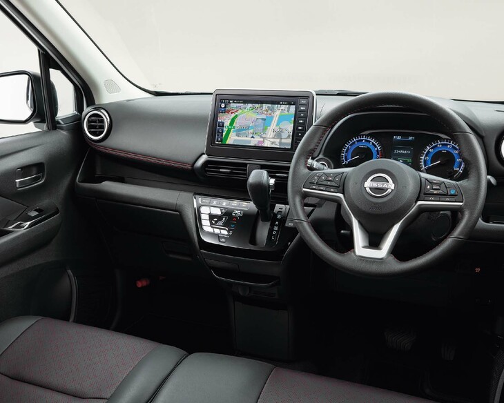 「プレミアム」内装色のインテリア。