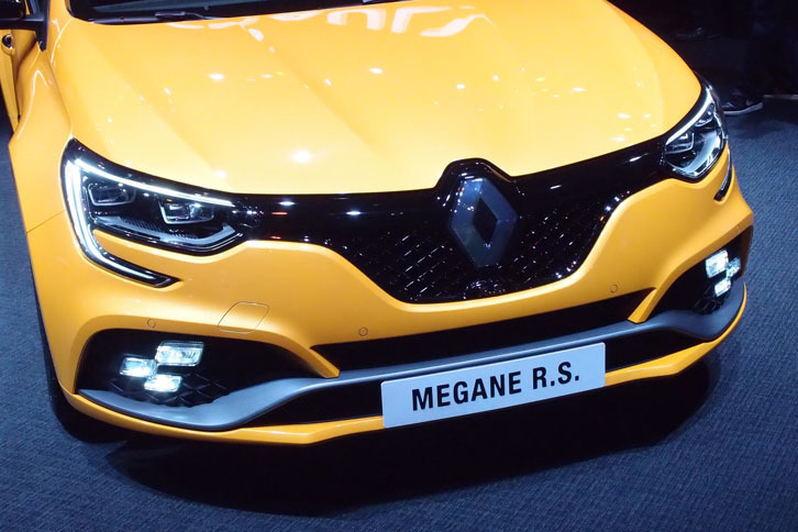 ルノー・メガーヌR.S.（フロントまわり）