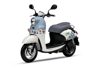 電動スクーターの「ヤマハEビーノ」。最高出力はたったの1.6psである。