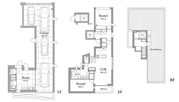 「ARK HOUSE」は日本ビルディング経営企画の住居系のブランド。ほかに、商業系の「THE ROOM」シリーズとガレージハウスを特徴とする「THE GARAGE」シリーズの計3つのブランドを展開している。