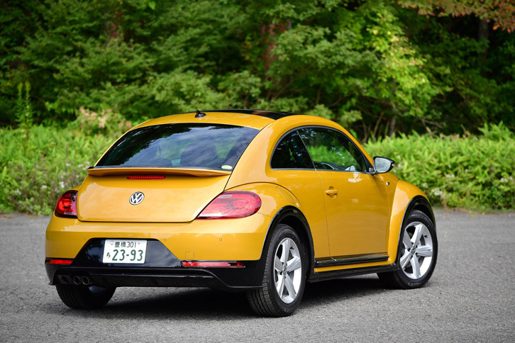 ブラックペイントリアディフューザーや、リアスポイラーを装着し、ワイルドな雰囲気を醸し出すリアスタイル。